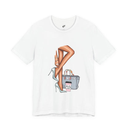 Moda İllüstrasyonlu Şık Oversize Tişört YSS-TS-0003