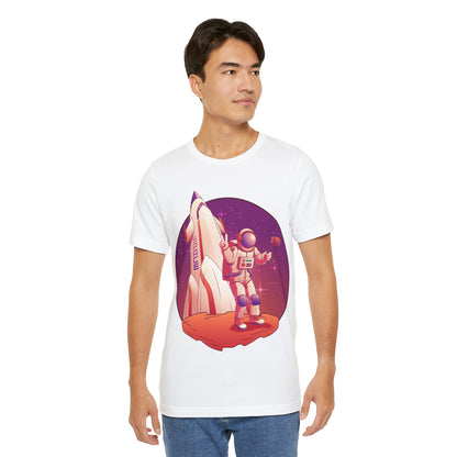 Astronot ve Roket Baskılı Tişört YSS-TS-0001