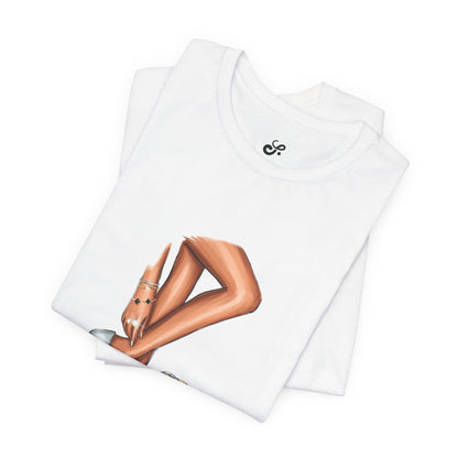 Moda İllüstrasyonlu Şık Oversize Tişört YSS-TS-0003