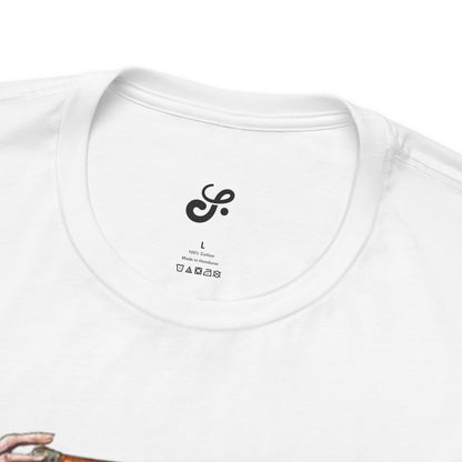 Seyahat ve Keşif Temalı Bavul İllüstrasyonlu Oversize Tişört YSS-TS-0004