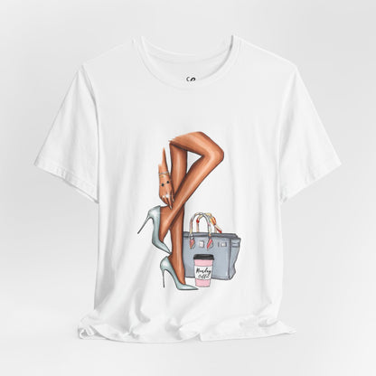 Moda İllüstrasyonlu Şık Oversize Tişört YSS-TS-0003