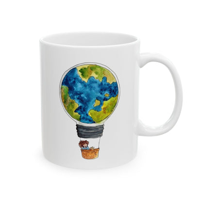 Dünya Balonu Seyahat ve Macera Temalı Kupa Bardak - YSS-MUG-0001