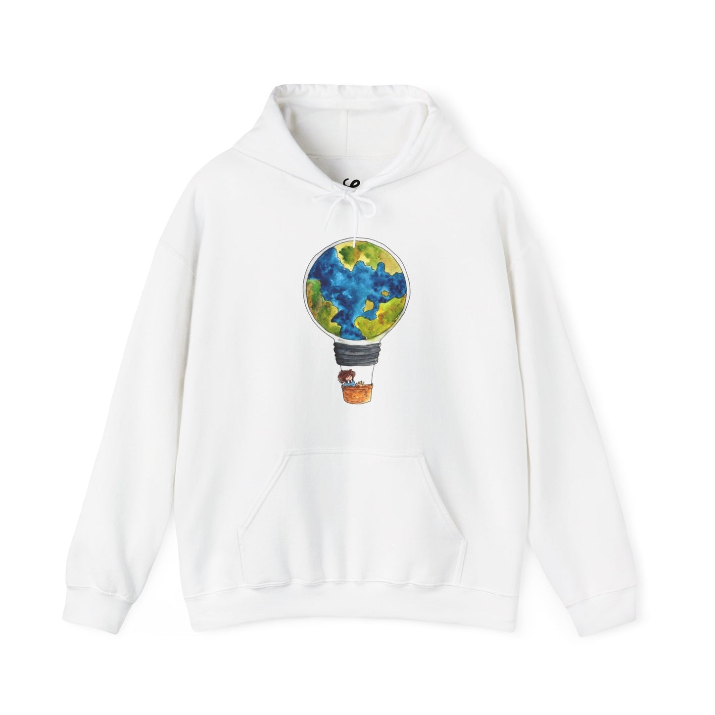 Dünya Balonu Seyahat ve Macera Temalı Oversize Sweatshirt - YSS-SW-0001