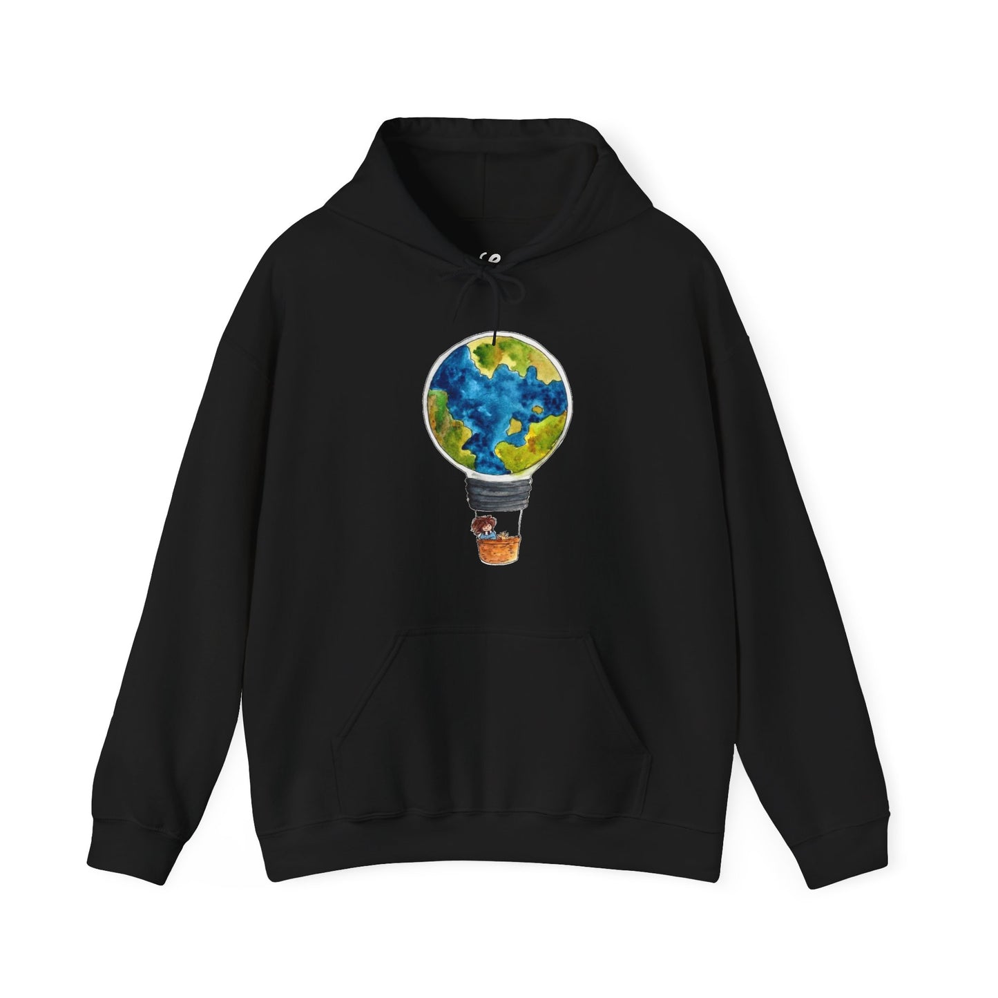 Dünya Balonu Seyahat ve Macera Temalı Oversize Sweatshirt - YSS-SW-0001