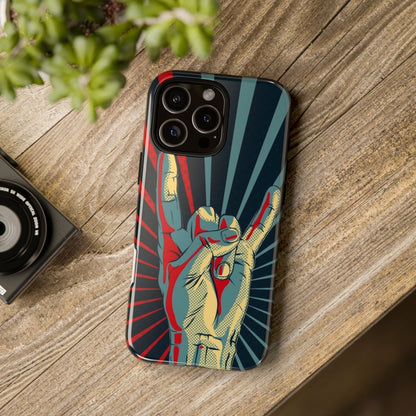 Pop Art El Baskılı Retro Telefon Kılıfı - YSS-KLF-0001