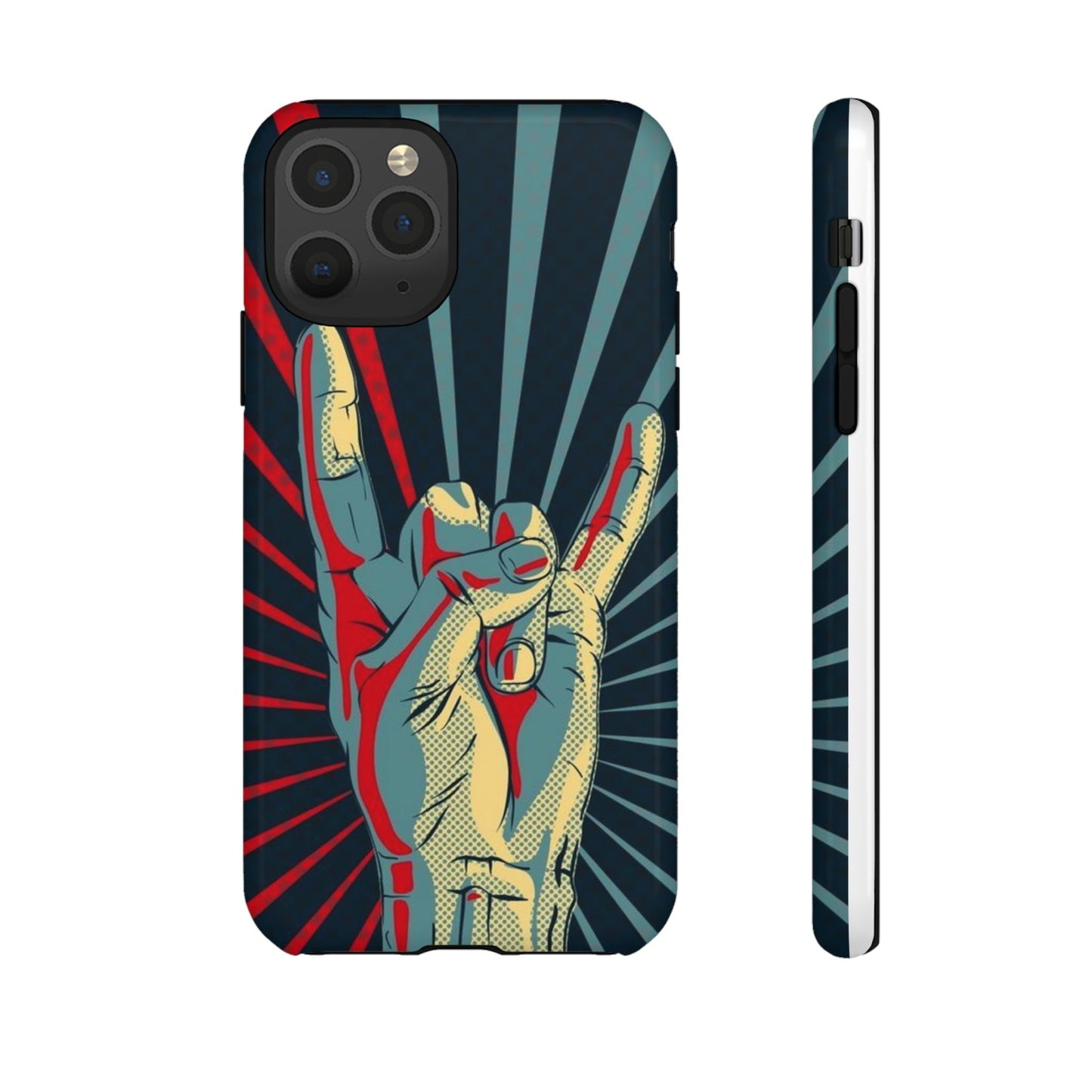 Pop Art El Baskılı Retro Telefon Kılıfı - YSS-KLF-0001