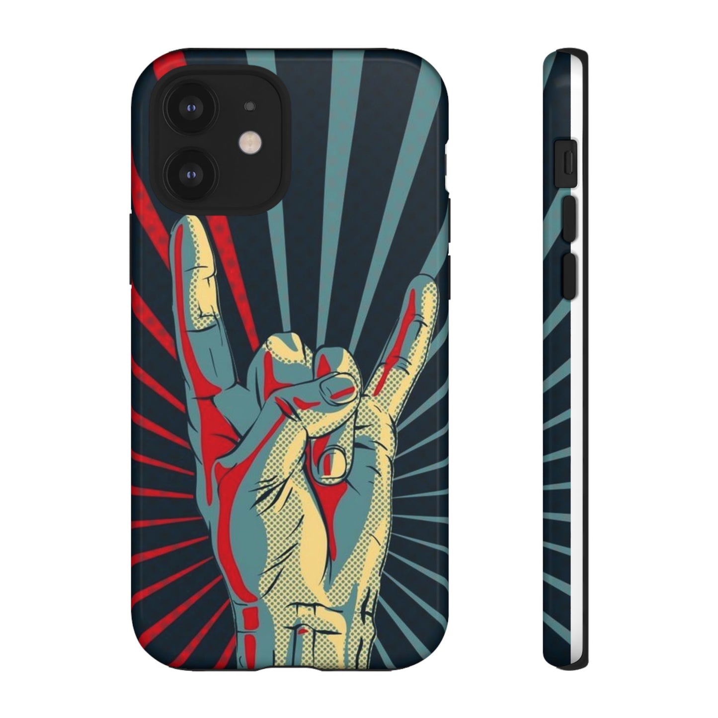 Pop Art El Baskılı Retro Telefon Kılıfı - YSS-KLF-0001