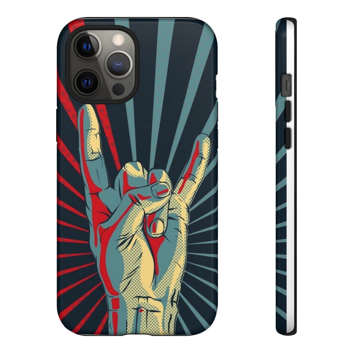 Pop Art El Baskılı Retro Telefon Kılıfı - YSS-KLF-0001