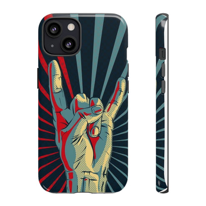 Pop Art El Baskılı Retro Telefon Kılıfı - YSS-KLF-0001