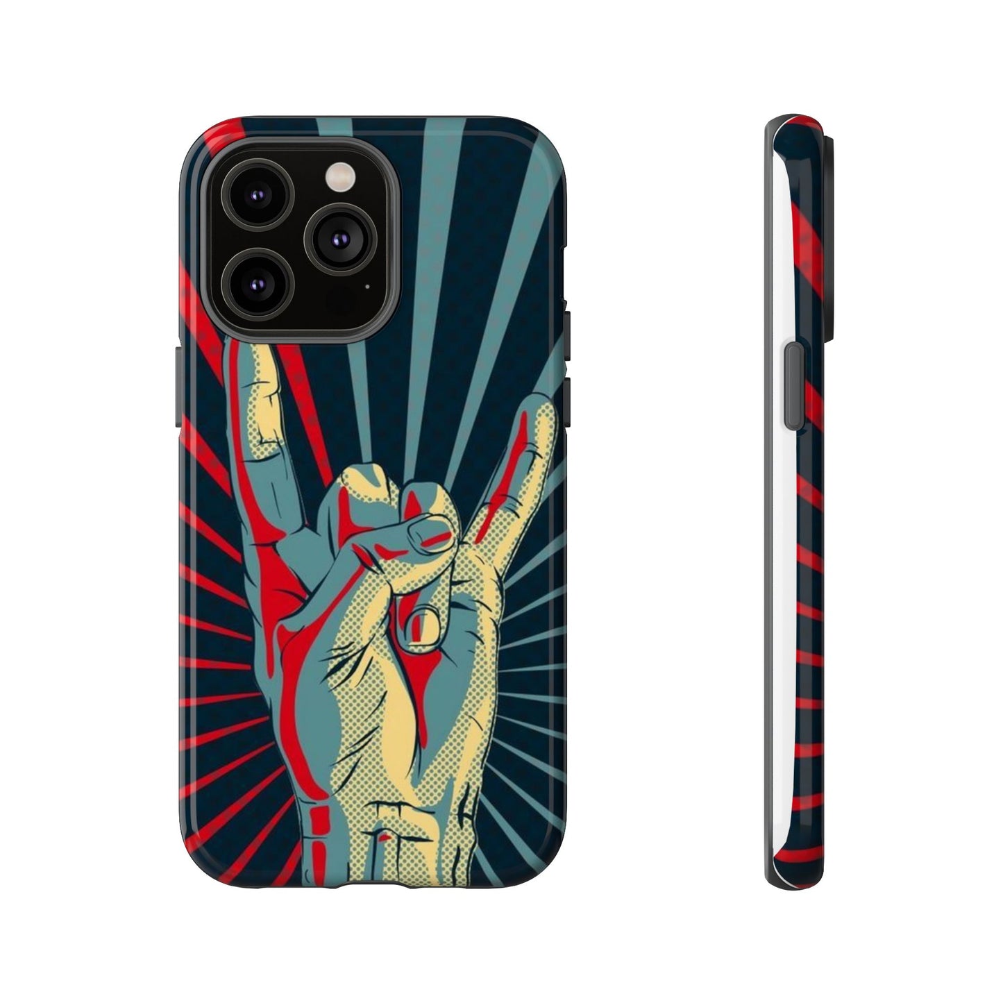 Pop Art El Baskılı Retro Telefon Kılıfı - YSS-KLF-0001