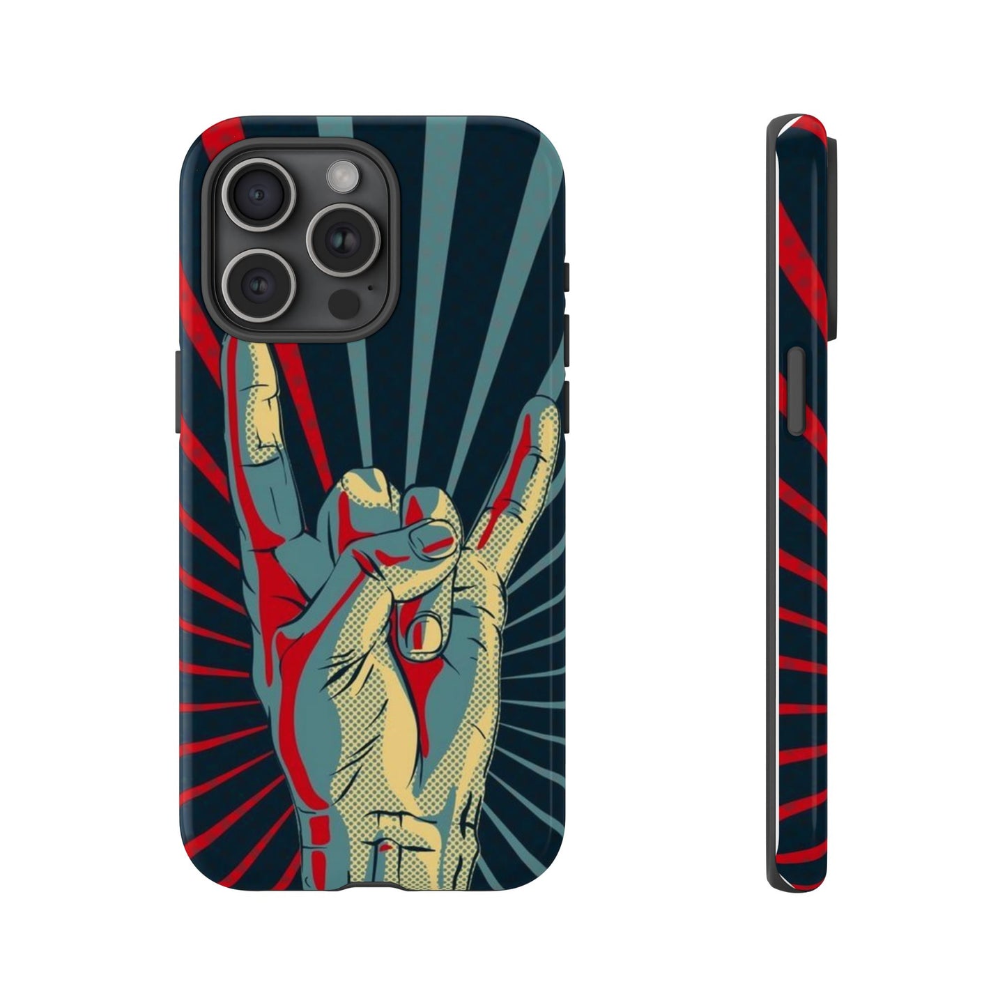 Pop Art El Baskılı Retro Telefon Kılıfı - YSS-KLF-0001