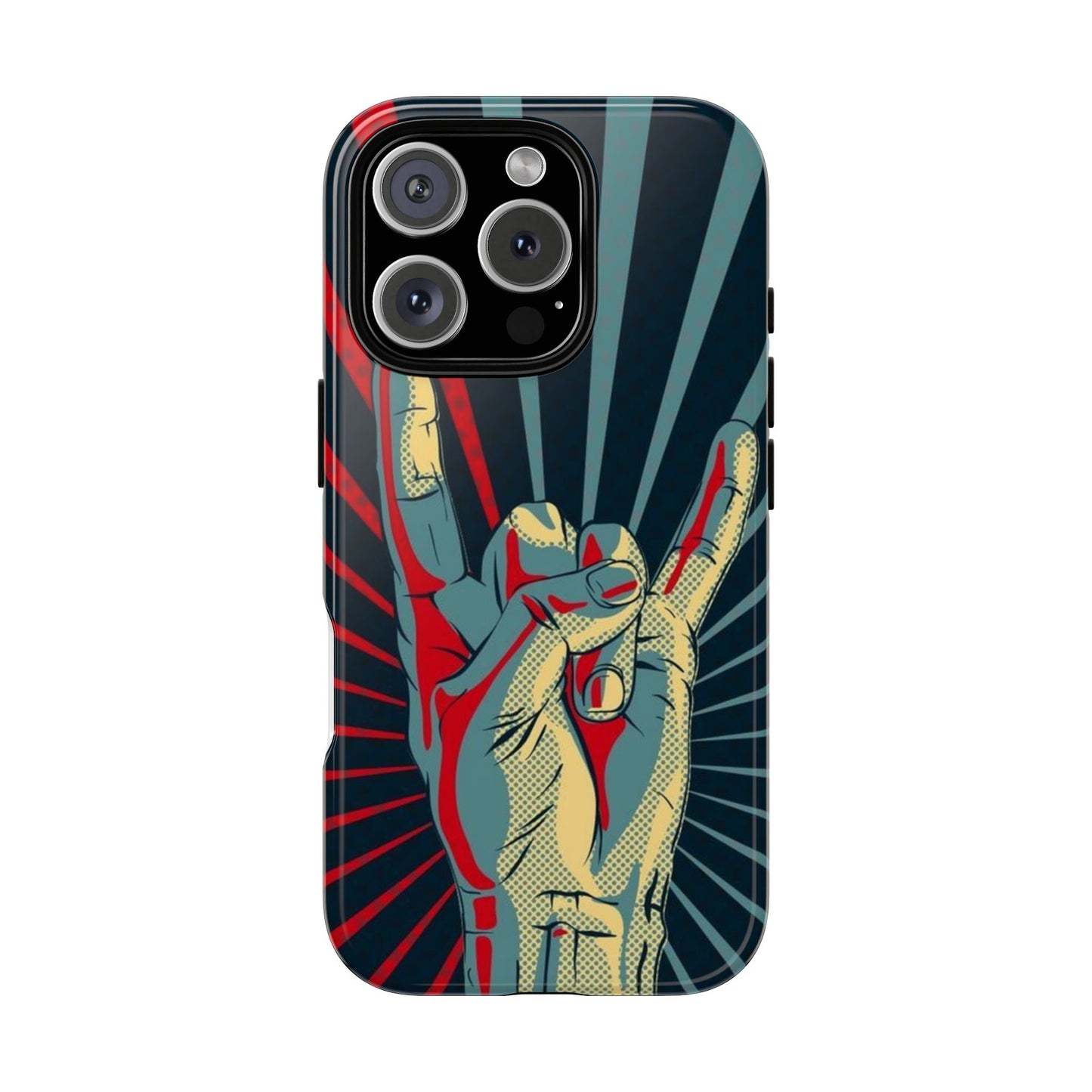 Pop Art El Baskılı Retro Telefon Kılıfı - YSS-KLF-0001