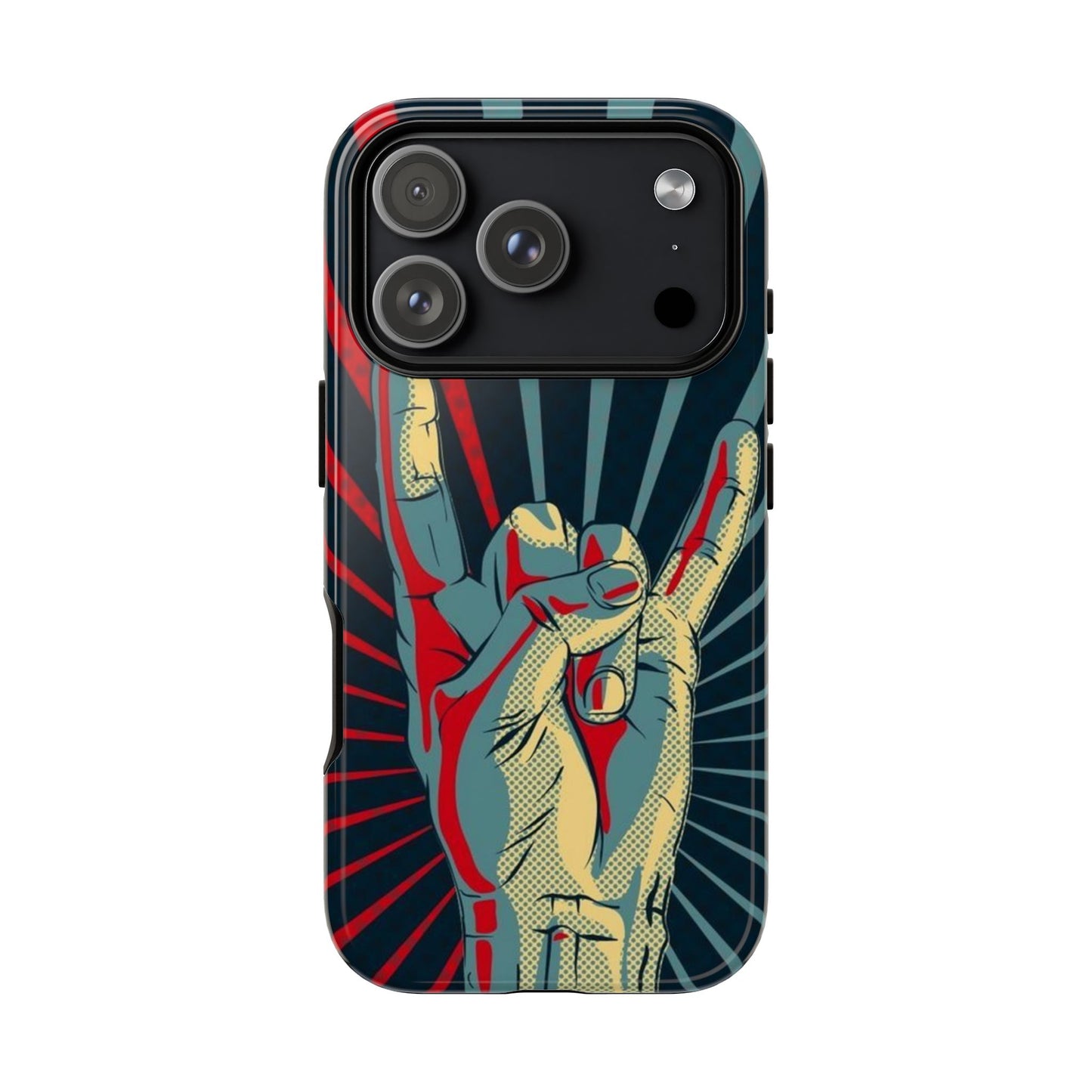 Pop Art El Baskılı Retro Telefon Kılıfı - YSS-KLF-0001