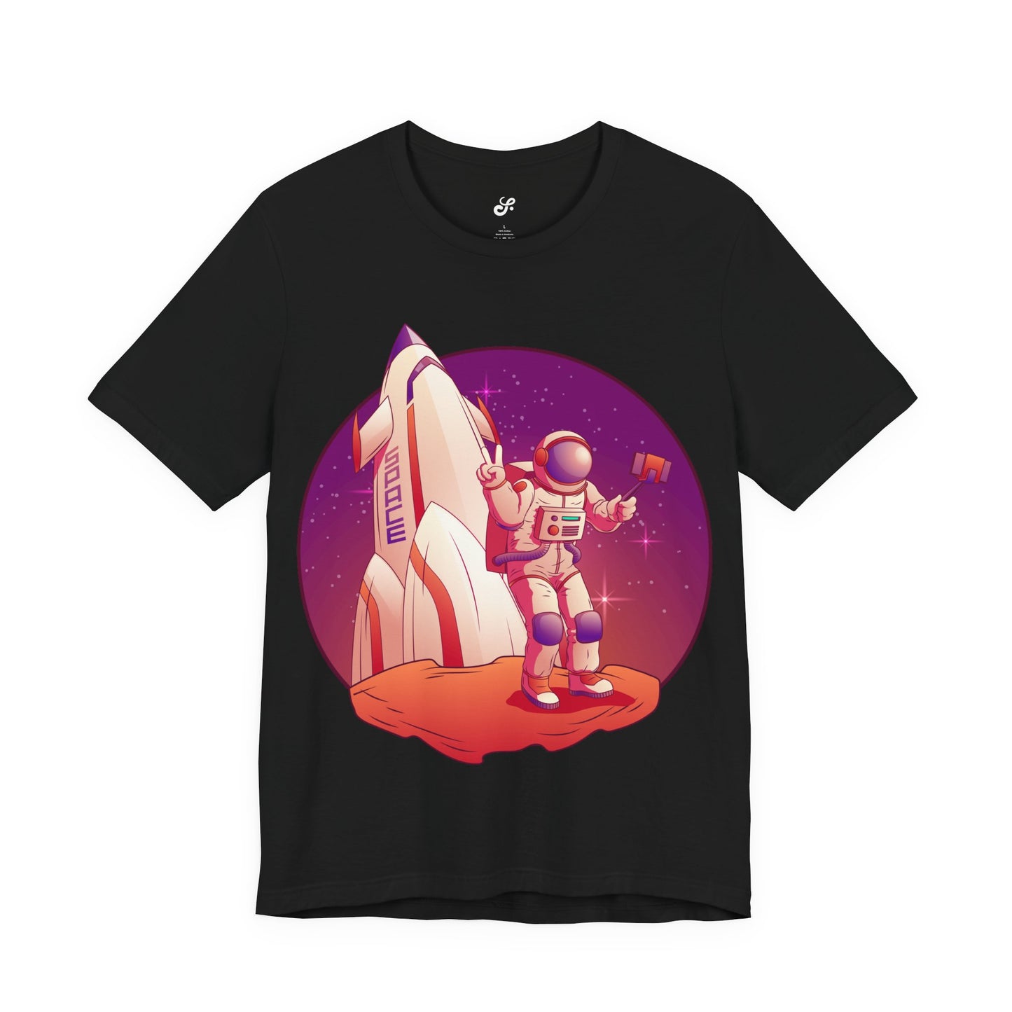 Astronot ve Roket Baskılı Tişört YSS-TS-0001