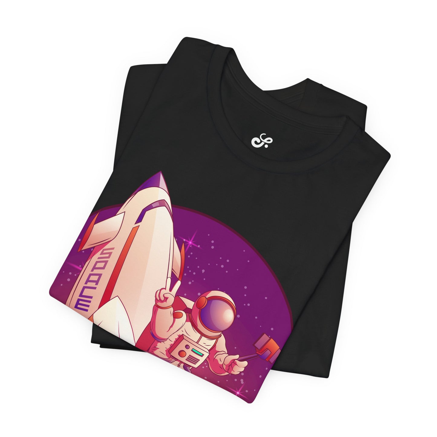 Astronot ve Roket Baskılı Tişört YSS-TS-0001
