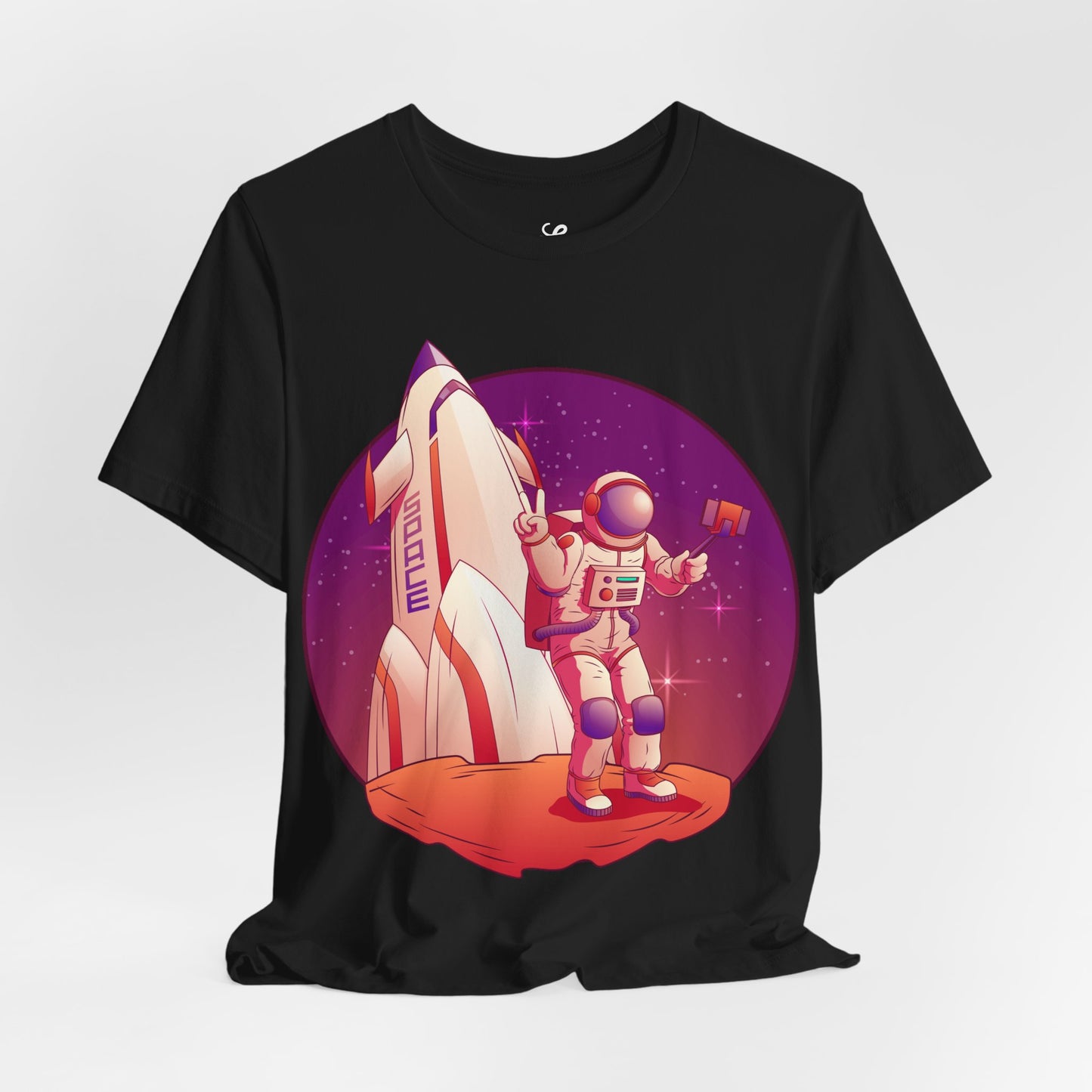 Astronot ve Roket Baskılı Tişört YSS-TS-0001